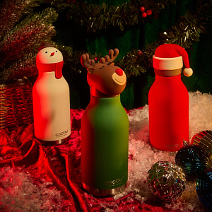 Бутылка-термос для напитков Asobu "Bestie Holiday", Санта, 460 мл